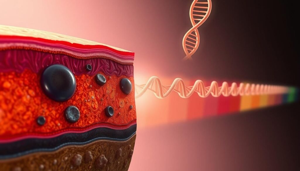 genetic recombination and skin color