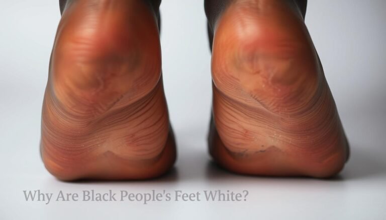 Why Are Black People's Feet White